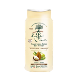LE PETIT OLIVIER Shampoing Crème Soin Nutrition pour Cheveux secs et abîmés Huiles d'olive Karité Argan LE PETIT OLIVIER