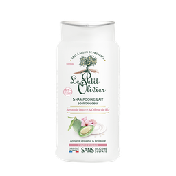 LE PETIT OLIVIER Shampoing lait amande douce crème riz cheveux normaux LE PETIT OLIVIER250ml