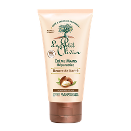 LE PETIT OLIVIER Crème réparatrice pour les mains au beurre de karité peauxtrès sèches 75 ml