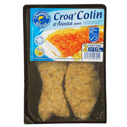 ASSIETTE BLEUE Croq Colin Pane X2 Ass.Bl