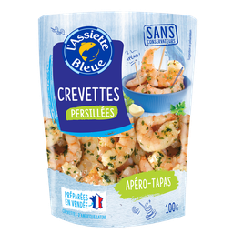 L'ASSIETTE BLEUE Crevettes persillées 100g