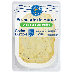 L'ASSIETTE BLEUE Brandade de morue msc BIO 290g