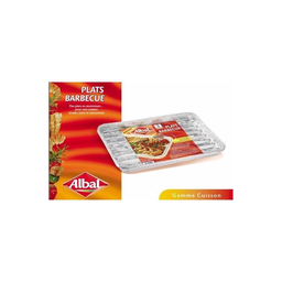 AL'AL Aluminum barbecue trays 3 pieces