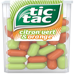 TIC TAC Bonbons citron vert & orange 18 g