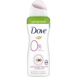 DOVE déodorant compressé 0% invisible care 100ml