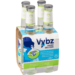 VYBZ Lime Flavored Beer 5% pack of bottles