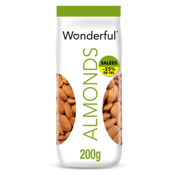 WONDERFUL Amandes grillées salées25% sel 200 g