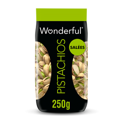 WONDERFUL Pistache en coque grillée et salée 250 g