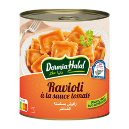 DOUNIA HALAL Ravioli sauce tomate 800 g