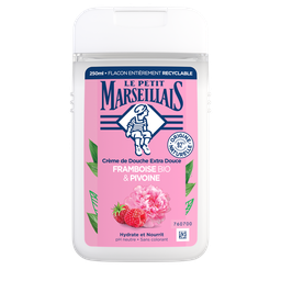 Le Petit Marseillais Crème De Douche Extra Douce Framboise Bio Et Pivoine 250Ml