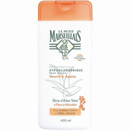 Le Petit Marseillais Douche Bain Creme Ss Savon Aloe Fleur Abricotier 650Ml