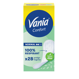 VANIA Salvaslip Confort Aloe Normal 28 unidades