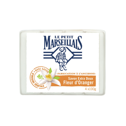 LE PETIT MARSEILLAIS Extra Gentle Orange Blossom Soap 4 x 100 g
