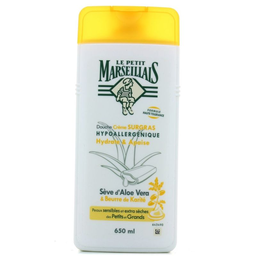 LE PETIT MARSEILLAIS dche bain baume surgras aloe vera beurre karite 650ml
