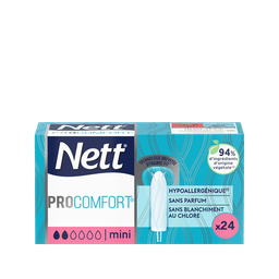 NETT Tampons sans Applicateur Mini Pro Comfort Dynamic Fit
