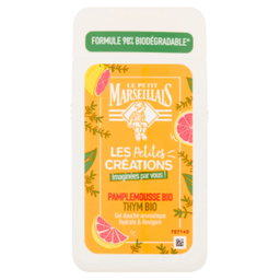 LE PETIT MARSEILLAIS Gel douche pamplemousse et thym Bio 250 ml