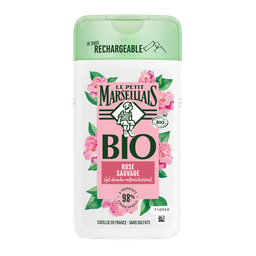Le Petit Marseillais Gel Douche Bio Rafraîchissant Rose Sauvage 250Ml