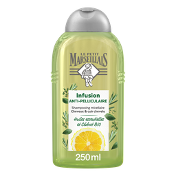 Le Petit Marseillais Shampooing Anti-Pelliculaire Cédrat Bio Et Huiles Essentielles Le Flacon De 250Ml