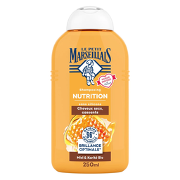 LE PETIT MARSEILLAIS Champú Nutrición Miel y Manteca de Karité Bio Cabello Seco 250 ml