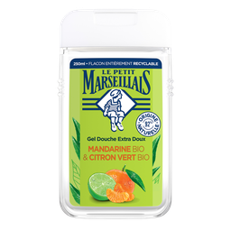 Le Petit Marseillais Gel Douche Extra Doux Mandarine Et Citron Vert Bio 250Ml