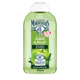 LE PETIT MARSEILLAIS Champú Fuerza y Brillo Manzana y Hojas de Olivo Bio 250 ml