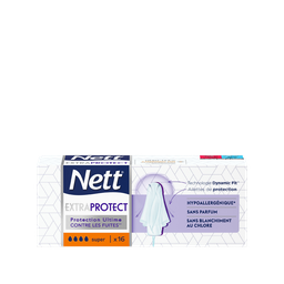 NETT Tampões Extra Protect Digitais Super x16