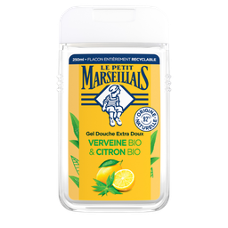 Le Petit Marseillais Gel Douche Hydratant Extra Doux Verveine Et Citron Bio 250Ml