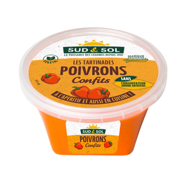 SUD & SOL Tartinable Poivrons Confits SUD & SOL