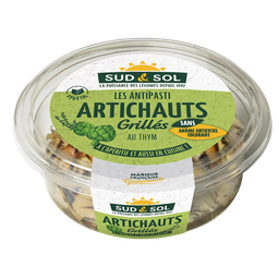 SUD & SOL Antipasti Artichauts Grillés au Thym SUD & SOL