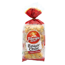 LA FOURNEE DOREE pain pepit choc X8 f dore