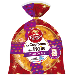LA FOURNEE DOREE Couronne des rois aux fruits confits LA FOURNEE DOREE, 350g