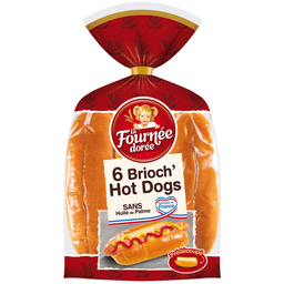 LA FOURNEE DOREE Pain pour hot dog LA FOURNEE DOREE