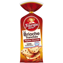 LA FOURNEE DOREE Brioche aux pépites de chocolat LA FOURNEE DOREE