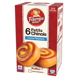 LA FOURNEE DOREE Brioche Petits Chinois crème pâtissière LA FOURNEE DOREE