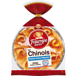 LA FOURNEE DOREE Brioche Chinois crème pâtissière LA FOURNEE DOREE