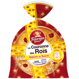 FOURNEE DOREE Couronne des rois nature au sucre 1 pièce 350g