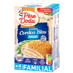 PERE DODU Escalope Cordon Bleu de pollo 4 400 g