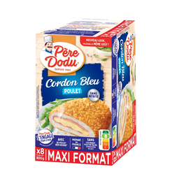 PERE DODU Cordon Bleu de pollo 8 Maxi Formato 800 g