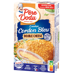 PERE DODU L'Escalope Cordon Bleu Double Cheese 200 g