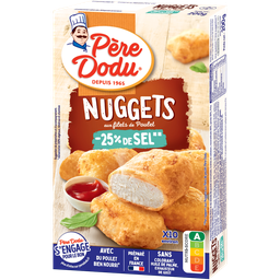 PERE DODU Nuggets de filete de pollo 25% menos sal 200 g