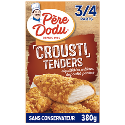 PERE DODU Crousti Tenders tiras de pollo empanadas 380 g
