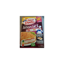 PÈRE DODU Escalopes Cordon Bleu Bacon Raclette 260 g