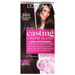L'OREAL Casting crème gloss sans ammoniaque 300 châtain foncé corsé 3 produits 1 kit