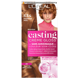 Coloration cheveux n°634 miel casting crème gloss L'ORÉAL PARIS