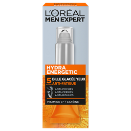 Soin yeux anti-fatigue glacée hydra energetic MEN EXPERT - bille 10ml