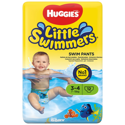 HUGGIES Little Swimmers Couches culottes de piscine T3-4 12 unités