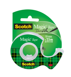 SCOTCH Cinta Adhesiva Magic 810 Invisible Con Dispensador 19mm X 7,5m