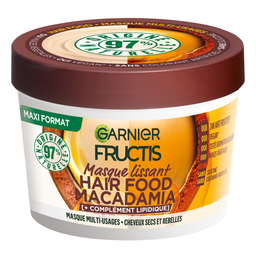 FRUCTIS Mascarilla Hidratante Alisadora Cabello Seco y Rebelde 390 ml