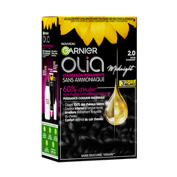 OLIA Coloration Permanente Sans Amoniaque 2.0 Noir Diamant Garnier L'OREAL PARIS